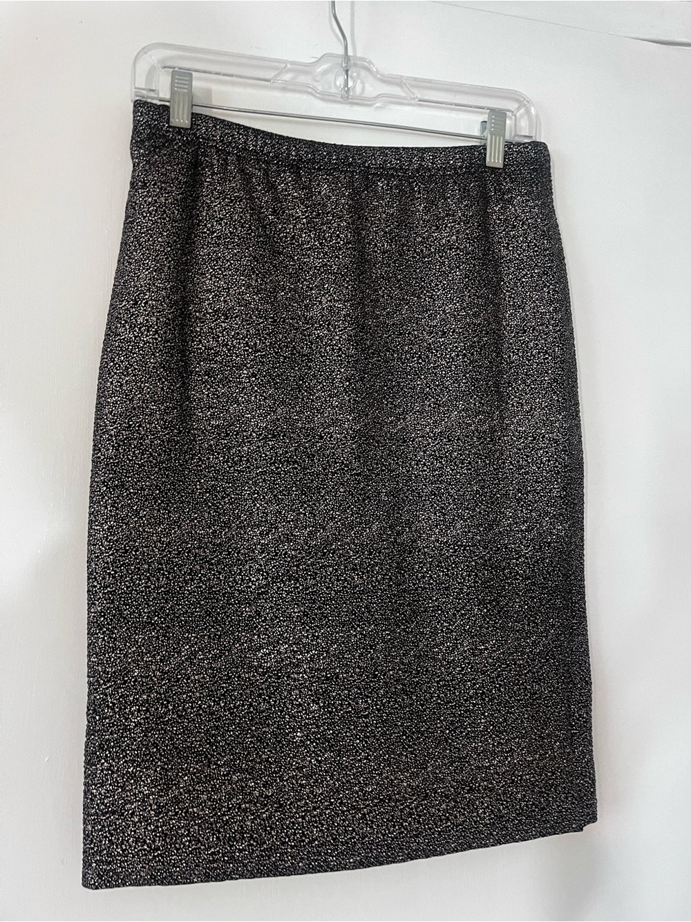 Philosophy Black & Gold Sparkle Pencil Skirt - Small